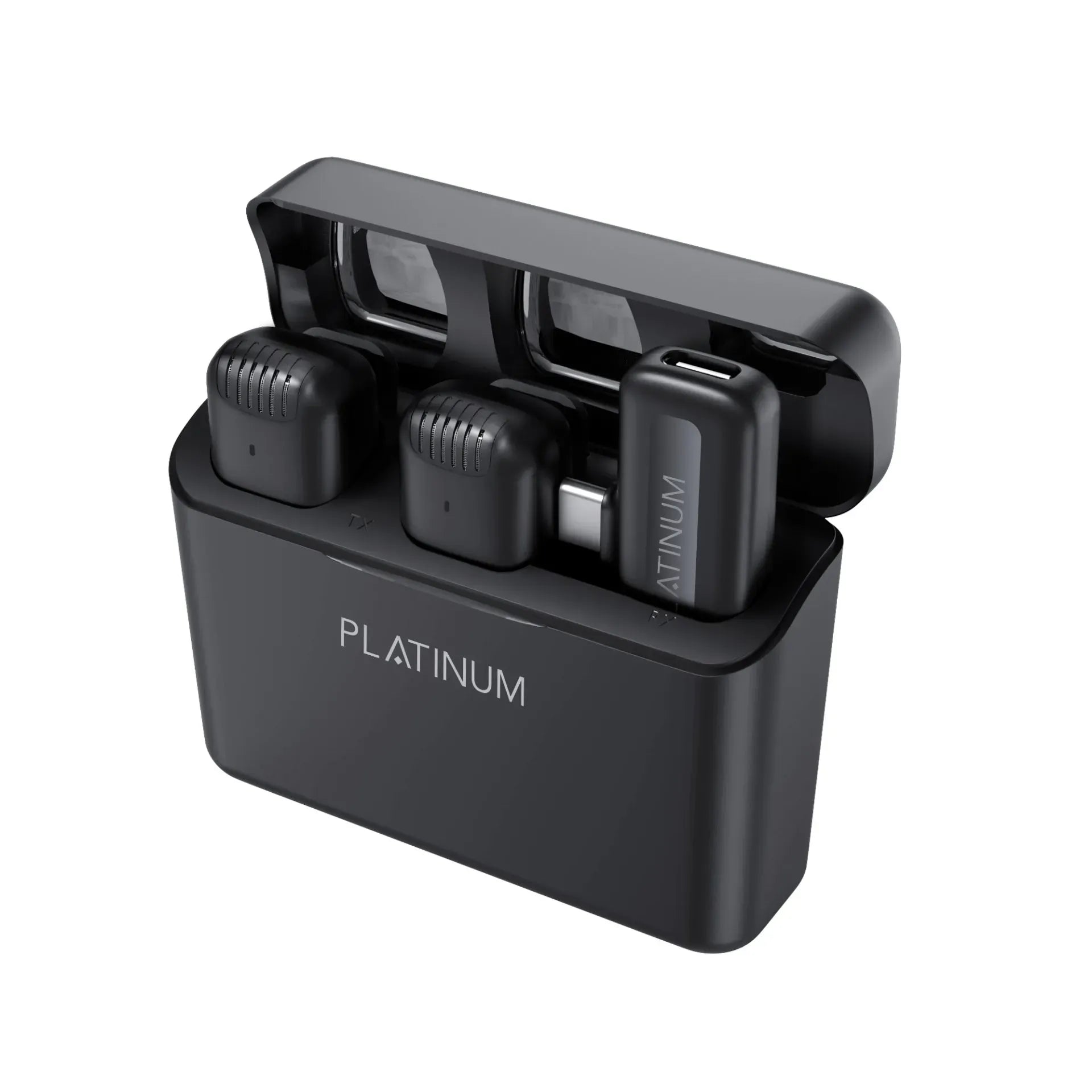 Platinum Vital series wireless Laveller Microphones-Black