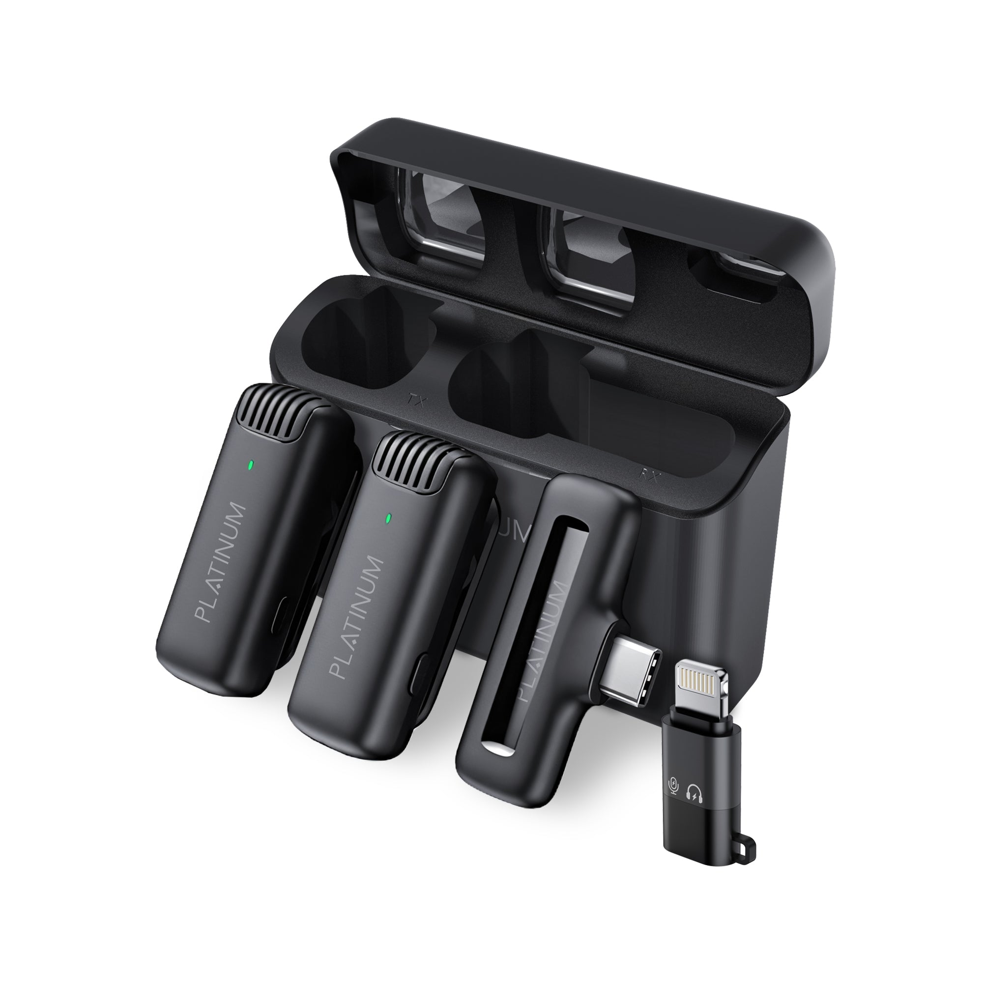 Platinum Vital Series Wireless Laveller Microphones - Black