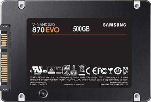 Samsung 870 EVO 500GB SSD SATA III 2.5 inch