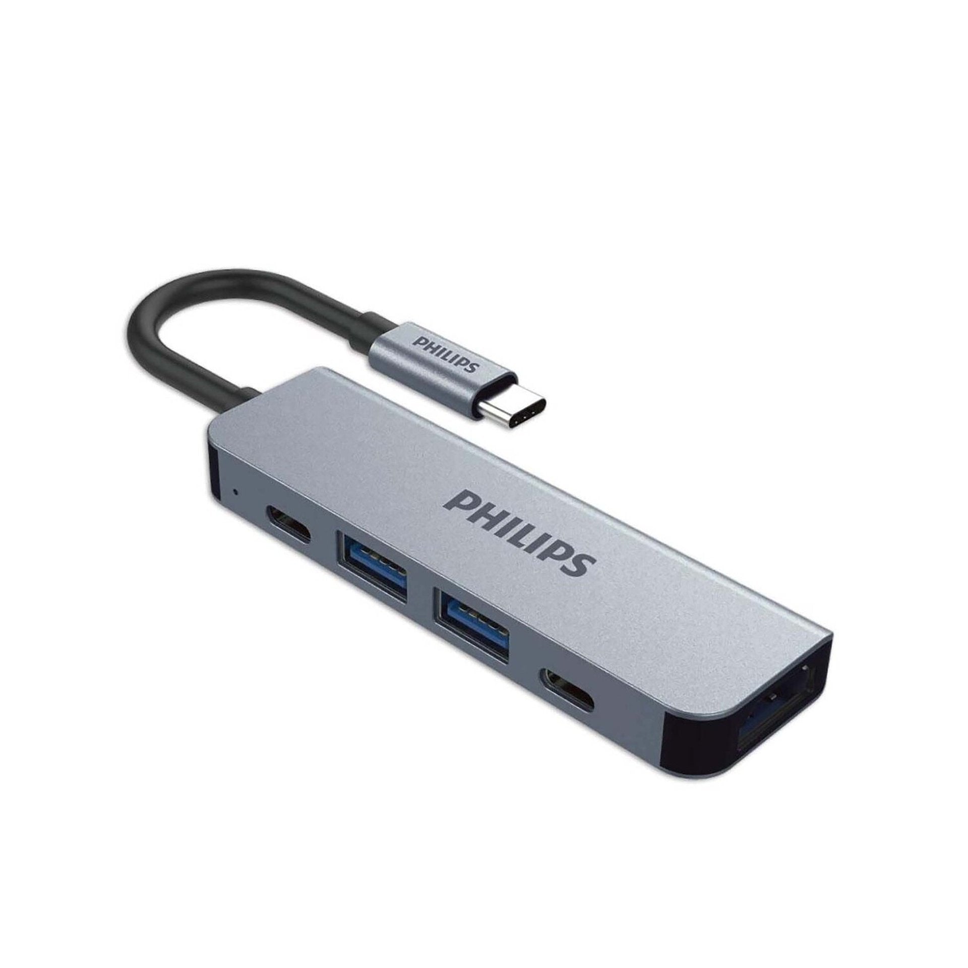PHILIPS SWV6115G USB C TO HDMI+USB+PD, 5 in 1-3