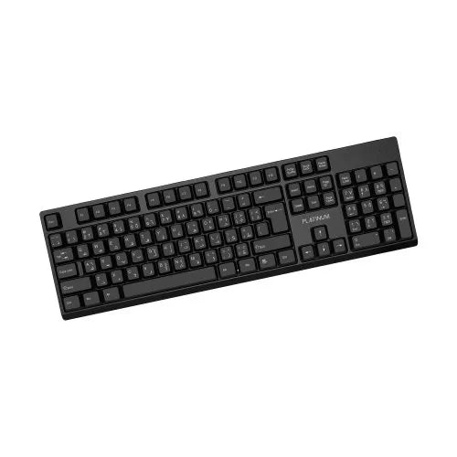 Platinum Wireless Keyboard & Mouse Set 2.4GHz - Black - P-COMWLKBMSBK