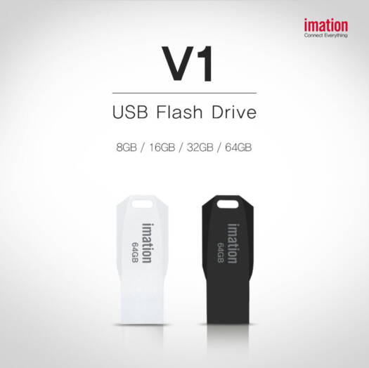 FLASH DRIVE IMATION 16GB USB 2.0 V1-BLACK