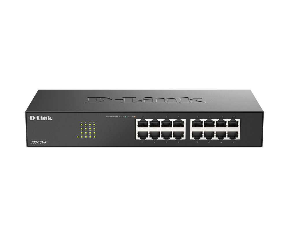 D-Link 16 Port Unmanage Switch (DGS-1016C)