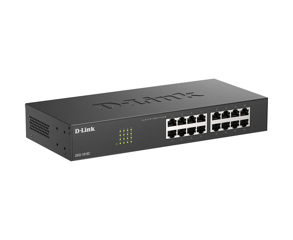 D-Link 16 Port Unmanage Switch (DGS-1016C)