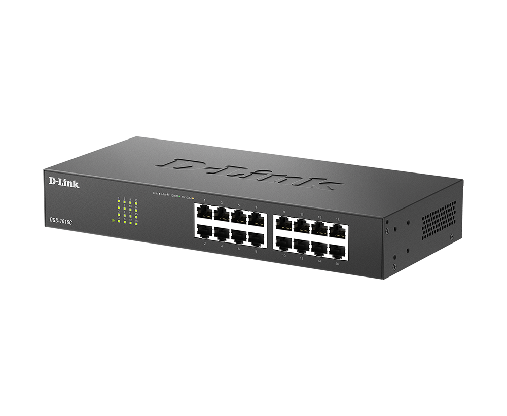 D-Link 16 Port Unmanage Switch (DGS-1016C)