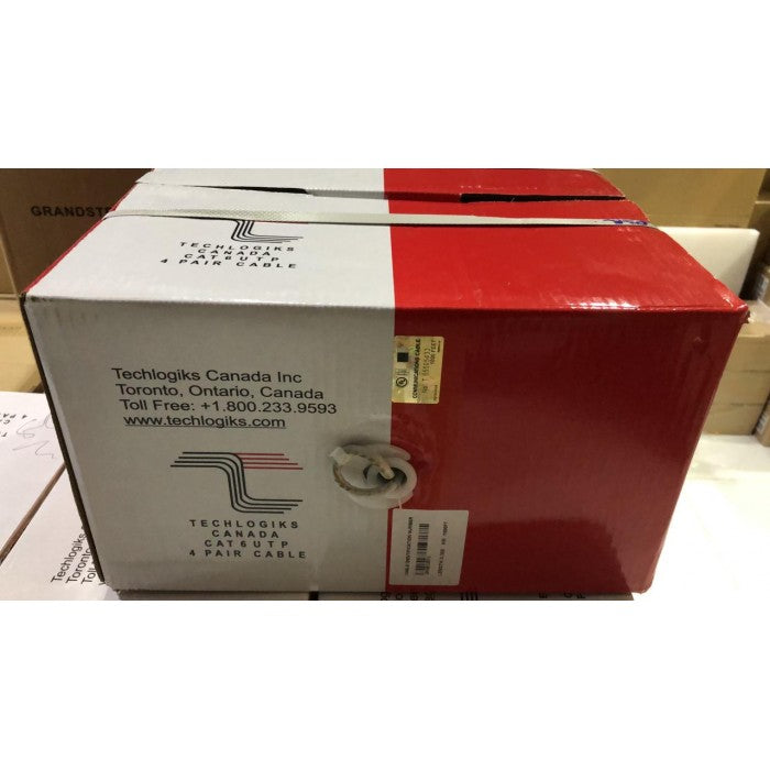 Techlogiks CAT 6 Cable, 23 AWG UTP CABLE 305 MTR/ Box