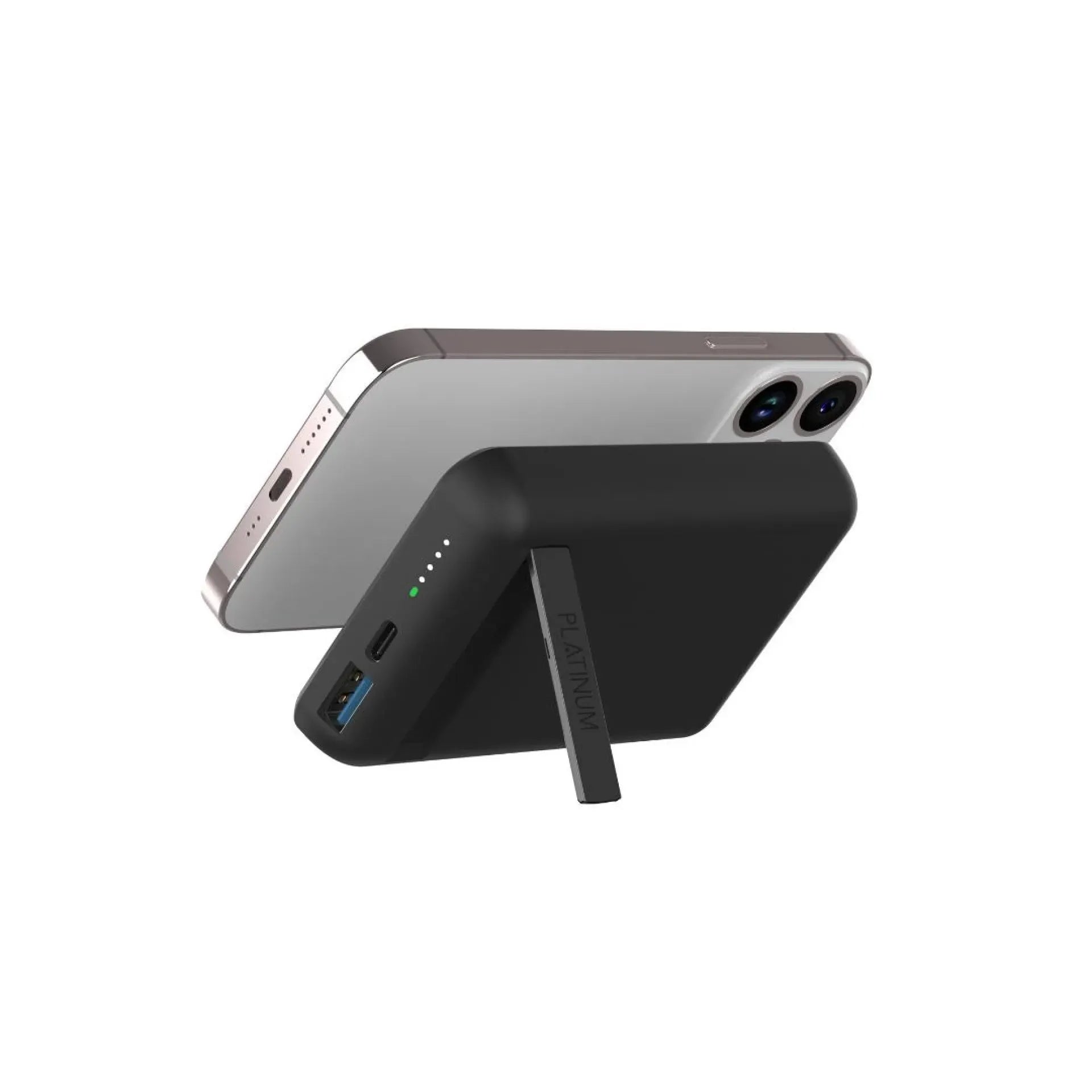 Platinum Mag Series Wireless Power Bank 10000Mah 15W - Black - P-Pbmgwl10Bk