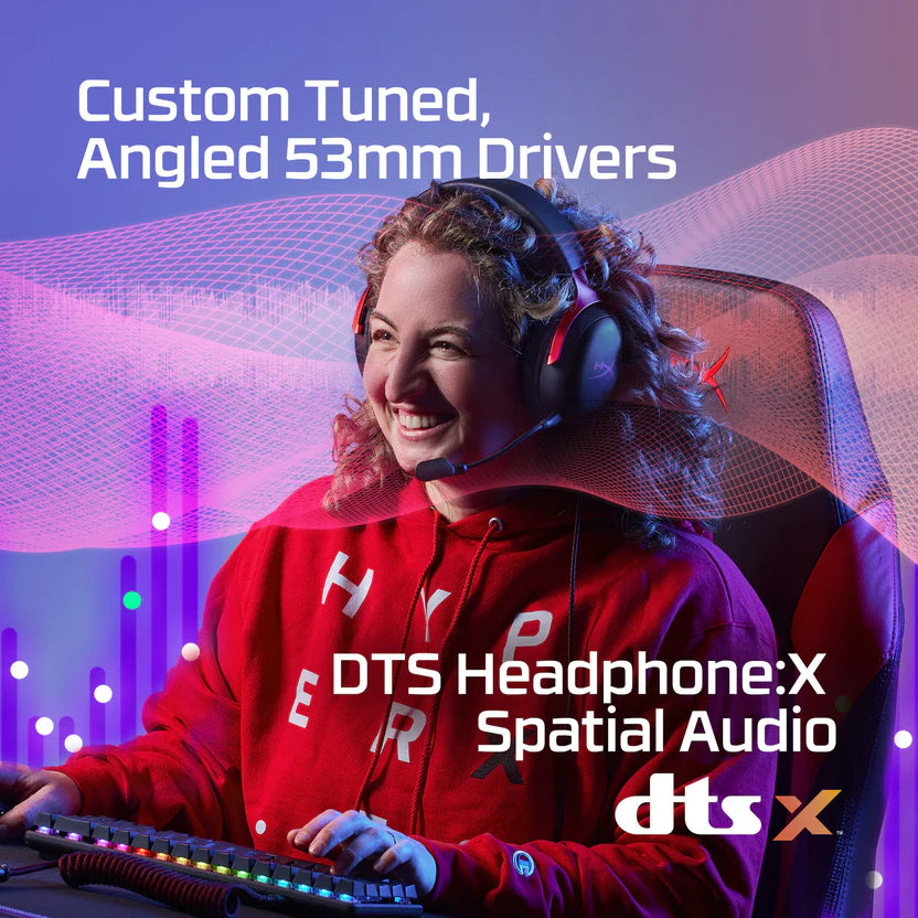 HyperX Cloud III - Gaming Headset Black-Red - 727A9AA