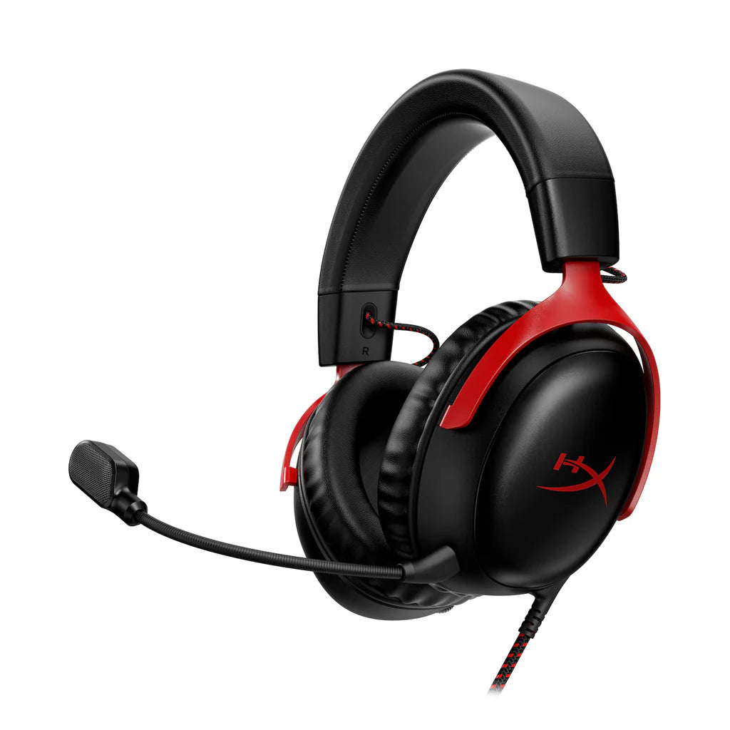 HyperX Cloud III - Gaming Headset Black-Red - 727A9AA