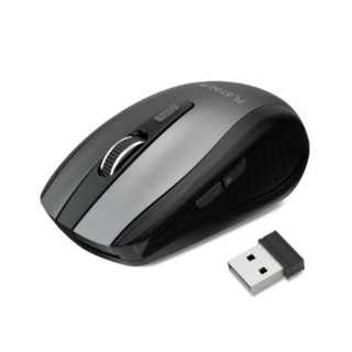 Platinum Wireless Mouse 2.4GHz - Black/Grey Without Battery (P-WLMSBGR) اكسسوارات